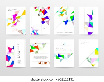 Memphis Geometrischer Hintergrund Vorlage für Cover, Flyer, Banner, Plakate und Plakate, kann für Präsentationen und Bücher verwendet werden, EPS10 Vektorgrafik