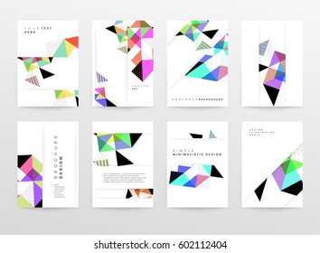 Memphis Geometric background Template for covers, flyers, banners, posters and placards, may be used for presentations and books, EPS10 vector illustration