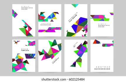 Memphis Planilla de fondo geométrico para cubiertas, volantes, pancartas, carteles y carteles, se puede usar para presentaciones y libros, ilustración del vector EPS10
