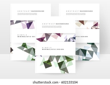 Memphis Geometric background Template for covers, flyers, banners, posters and placards, may be used for presentations and books, EPS10 vector illustration