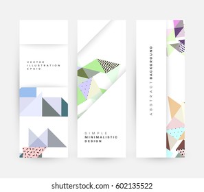 Memphis Planilla de fondo geométrico para cubiertas, volantes, pancartas, carteles y carteles, se puede usar para presentaciones y libros, ilustración del vector EPS10