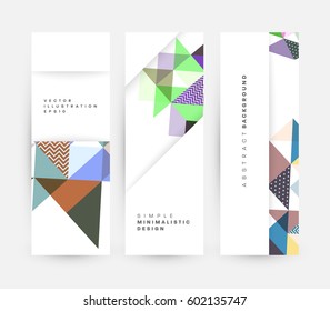 Memphis Geometrischer Hintergrund Vorlage für Cover, Flyer, Banner, Plakate und Plakate, kann für Präsentationen und Bücher verwendet werden, EPS10 Vektorgrafik