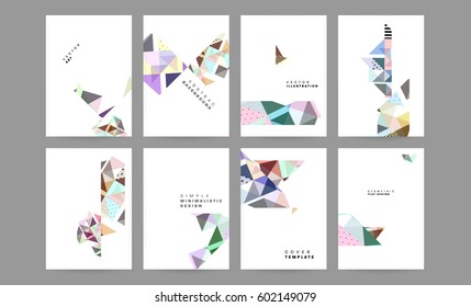 Memphis Planilla de fondo geométrico para cubiertas, volantes, pancartas, carteles y carteles, se puede usar para presentaciones y libros, ilustración del vector EPS10