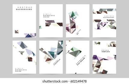 Memphis Geometrischer Hintergrund Vorlage für Cover, Flyer, Banner, Plakate und Plakate, kann für Präsentationen und Bücher verwendet werden, EPS10 Vektorgrafik