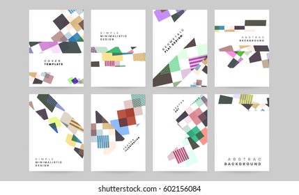 Memphis Planilla de fondo geométrico para cubiertas, volantes, pancartas, carteles y carteles, se puede usar para presentaciones y libros, ilustración del vector EPS10