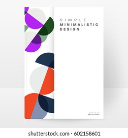 Memphis Geometric background Template for covers, flyers, banners, posters and placards, may be used for presentations and books, EPS10 vector illustration