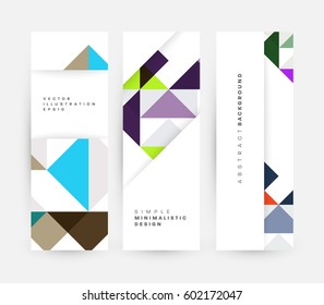 Memphis Geometrischer Hintergrund Vorlage für Cover, Flyer, Banner, Plakate und Plakate, kann für Präsentationen und Bücher verwendet werden, EPS10 Vektorgrafik
