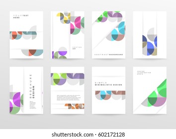 Memphis Geometric background Template for covers, flyers, banners, posters and placards, may be used for presentations and books, EPS10 vector illustration