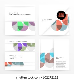 Memphis Geometric background Template for covers, flyers, banners, posters and placards, may be used for presentations and books, EPS10 vector illustration