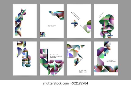Memphis Geometric background Template for covers, flyers, banners, posters and placards, may be used for presentations and books, EPS10 vector illustration