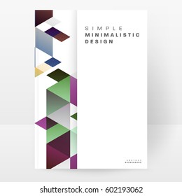 Memphis Geometric background Template for covers, flyers, banners, posters and placards, may be used for presentations and books, EPS10 vector illustration