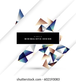 Memphis Geometric background Template for covers, flyers, banners, posters and placards, may be used for presentations and books, EPS10 vector illustration