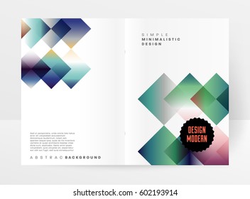 Memphis Geometric background Template for covers, flyers, banners, posters and placards, may be used for presentations and books, EPS10 vector illustration