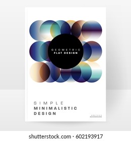 Memphis Geometric background Template for covers, flyers, banners, posters and placards, may be used for presentations and books, EPS10 vector illustration