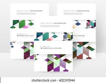 Memphis Geometric background Template for covers, flyers, banners, posters and placards, may be used for presentations and books, EPS10 vector illustration