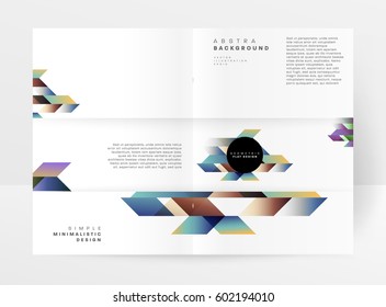 Memphis Geometric background Template for covers, flyers, banners, posters and placards, may be used for presentations and books, EPS10 vector illustration