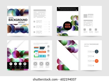 Memphis Geometric background Template for covers, flyers, banners, posters and placards, may be used for presentations and books, EPS10 vector illustration