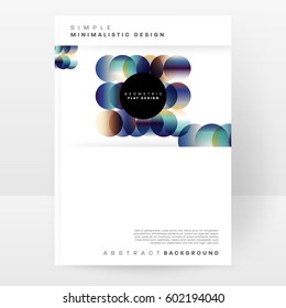 Memphis Geometric background Template for covers, flyers, banners, posters and placards, may be used for presentations and books, EPS10 vector illustration