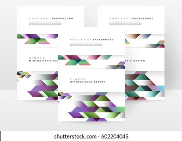 Memphis Geometrischer Hintergrund Vorlage für Cover, Flyer, Banner, Plakate und Plakate, kann für Präsentationen und Bücher verwendet werden, EPS10 Vektorgrafik