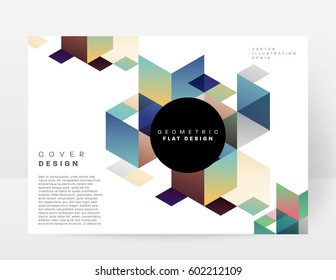 La plantilla de fondo geométrico Memphis para cubiertas, volantes, banners, carteles y carteles, puede utilizarse para presentaciones y libros, ilustración vectorial EPS10