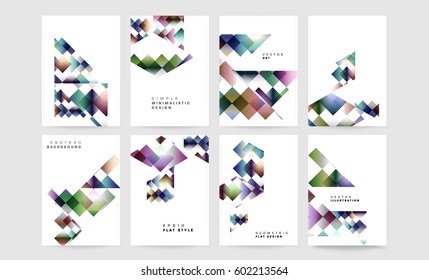 Memphis Geometrischer Hintergrund Vorlage für Cover, Flyer, Banner, Plakate und Plakate, kann für Präsentationen und Bücher verwendet werden, EPS10 Vektorgrafik