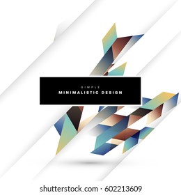 Memphis Geometric background Template for covers, flyers, banners, posters and placards, may be used for presentations and books, EPS10 vector illustration