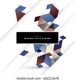 Memphis Geometric background Template for covers, flyers, banners, posters and placards, may be used for presentations and books, EPS10 vector illustration