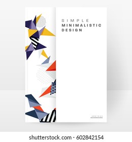 Memphis Geometric background Modelo para capas, folhetos, banners, cartazes e cartazes, pode ser usado para apresentações e livros, ilustração vetorial EPS10