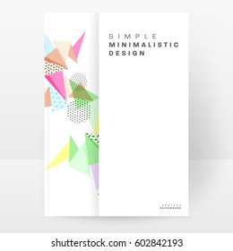 Memphis Planilla de fondo geométrico para cubiertas, volantes, pancartas, carteles y carteles, se puede usar para presentaciones y libros, ilustración del vector EPS10