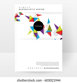 Memphis Planilla de fondo geométrico para cubiertas, volantes, pancartas, carteles y carteles, se puede usar para presentaciones y libros, ilustración del vector EPS10