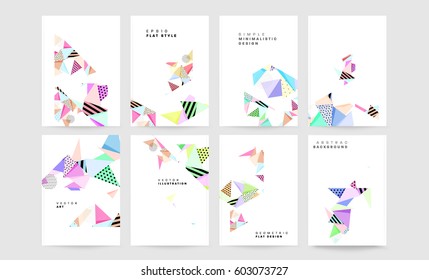 Memphis Geometrischer Hintergrund Vorlage für Cover, Flyer, Banner, Plakate und Plakate, kann für Präsentationen und Bücher verwendet werden, EPS10 Vektorgrafik