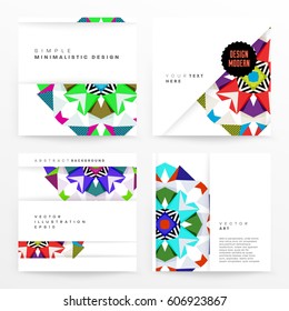 Memphis Geometrischer Hintergrund Vorlage für Cover, Flyer, Banner, Plakate und Plakate, kann für Präsentationen und Bücher verwendet werden, EPS10 Vektorgrafik