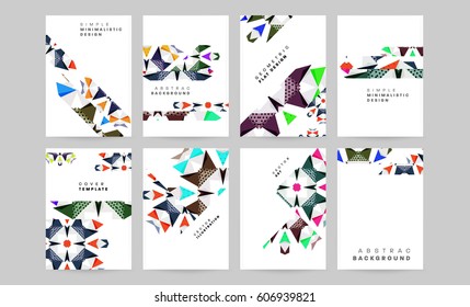 Memphis Geometrischer Hintergrund Vorlage für Cover, Flyer, Banner, Plakate und Plakate, kann für Präsentationen und Bücher verwendet werden, EPS10 Vektorgrafik