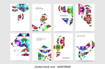Memphis Planilla de fondo geométrico para cubiertas, volantes, pancartas, carteles y carteles, se puede usar para presentaciones y libros, ilustración del vector EPS10