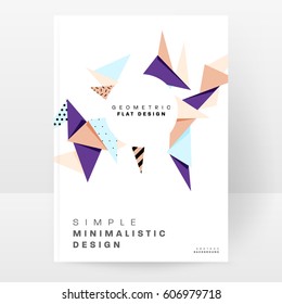 Memphis Geometrischer Hintergrund Vorlage für Cover, Flyer, Banner, Plakate und Plakate, kann für Präsentationen und Bücher verwendet werden, EPS10 Vektorgrafik