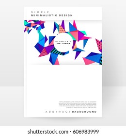 Memphis Planilla de fondo geométrico para cubiertas, volantes, pancartas, carteles y carteles, se puede usar para presentaciones y libros, ilustración del vector EPS10