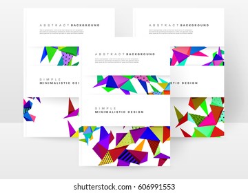 Memphis Geometric background Modelo para capas, folhetos, banners, cartazes e cartazes, pode ser usado para apresentações e livros, ilustração vetorial EPS10