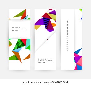Memphis Geometrischer Hintergrund Vorlage für Cover, Flyer, Banner, Plakate und Plakate, kann für Präsentationen und Bücher verwendet werden, EPS10 Vektorgrafik