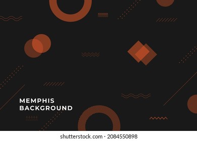 fondo geométrico memphis para la colección de fondo,eps de ilustración vectorial 10