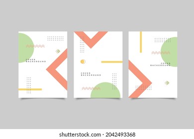 memphis geometric cover design,for your business cover vector illustration eps 10