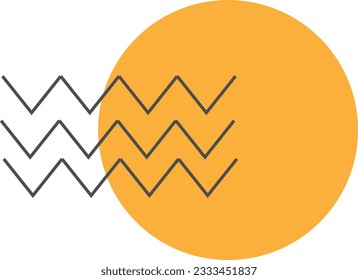 Memphis geometric modern shape vector element 