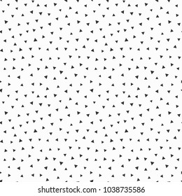 Memphis geometric seamless pattern. 80-90s terndy style. Abstract black and white mosaic texture of different shapes. Design element for invintation, web, banner, retro design. Vector Illustration.