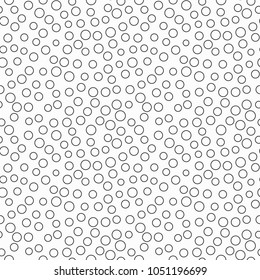 Memphis geometric seamless pattern. 80-90s terndy style. Abstract black and white mosaic texture of different shapes. Design element for invintation, web, banner, retro design. Vector Illustration.