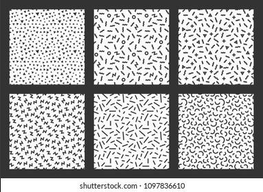 Set Decorative Card Cutting Square Pattern Stock Vector (Royalty Free ...