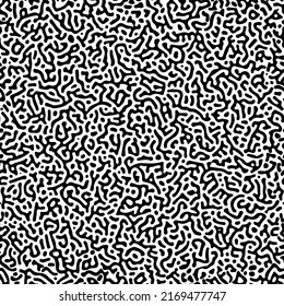 Geometrische Memphis-Muster ohne Grenzen. Retro Mode Stil 80-90er. Abstrakte, schwarz-weiße Vektor-Texturen.