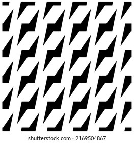 Patrones geométricos sin soldadura Memphis. Estilo de moda retro de los años 80-90. Texturas vectoriales abstractas de forma en blanco y negro.