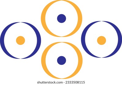 Memphis geometric shape vector element