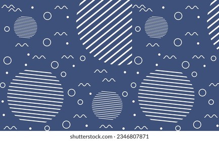 Memphis-Grafik-Web-Hintergrund. Abstrakte Feier geometrische Dekoration.