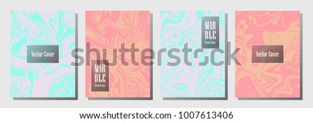 memphis marble pattern binder cover layout stock vector royalty