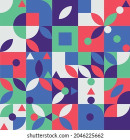 Memphis neo geometrisches Vektordesign